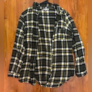 Yellow & Black Flannel